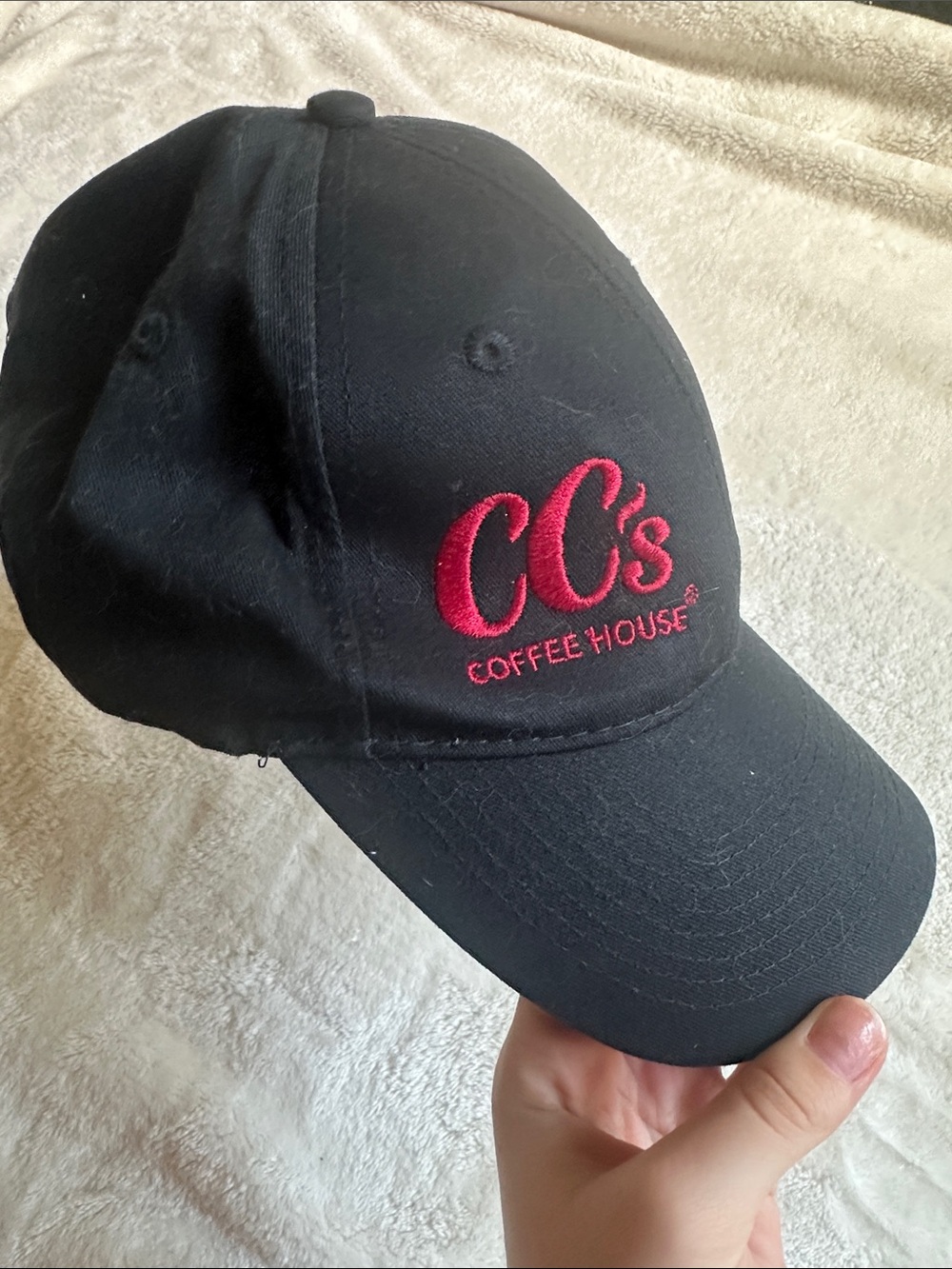 Kids Black Baseball Cap